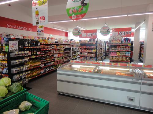 Arcas de congelados e Estanteria Alimentar