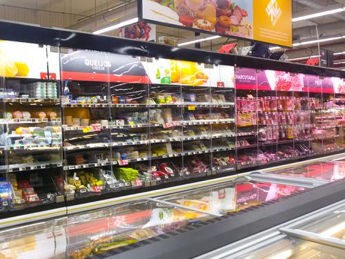 Murais refrigerados com portas de acrilico