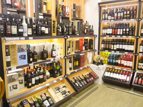 Exposição de vinhos