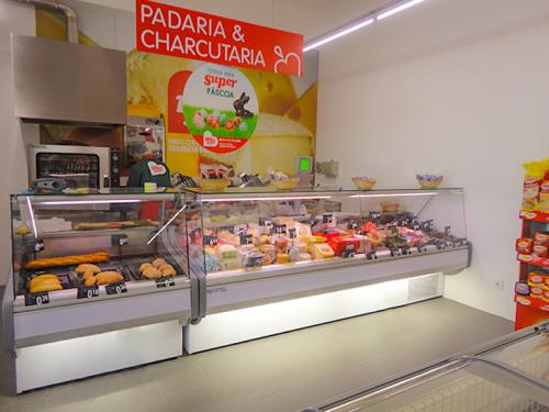 Vitrinas para padaria e charcutaria
