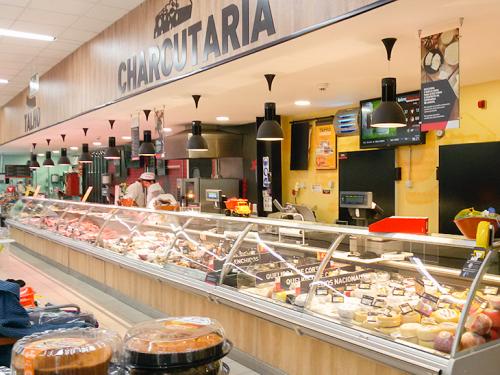 Vitrina de talho e charcutaria